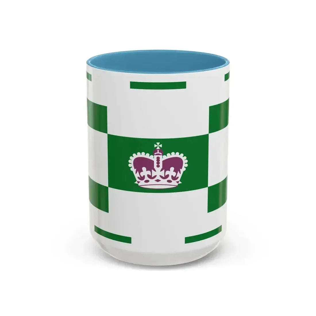 Flag of Charlottetown Canada - Accent Coffee Mug 15oz Light Blue - Go Mug Yourself