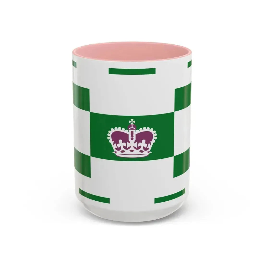Flag of Charlottetown Canada - Accent Coffee Mug 15oz Pink - Go Mug Yourself