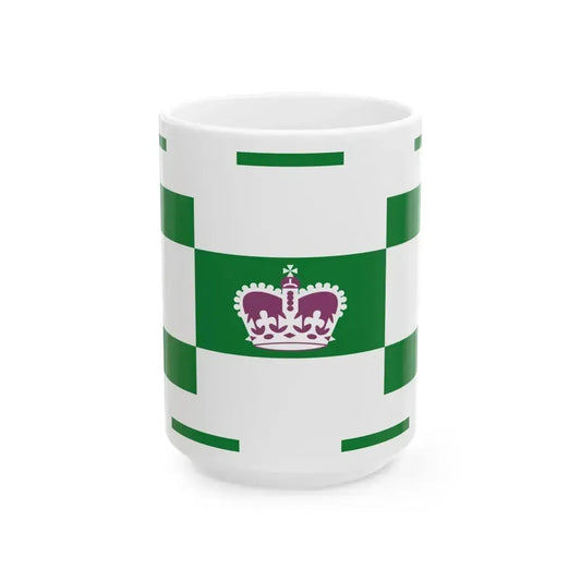 Flag of Charlottetown Canada - White Coffee Mug 15oz - Go Mug Yourself