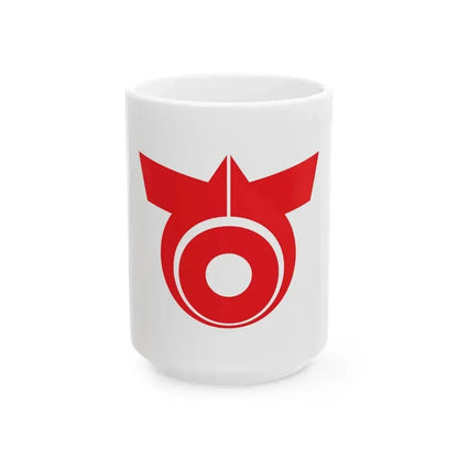 Flag of Chatan Okinawa (Japan) White Coffee Mug 15oz - Go Mug Yourself