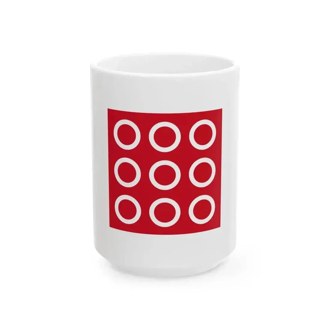 Flag of Chateau de Tonquedec (France) White Coffee Mug 15oz - Go Mug Yourself