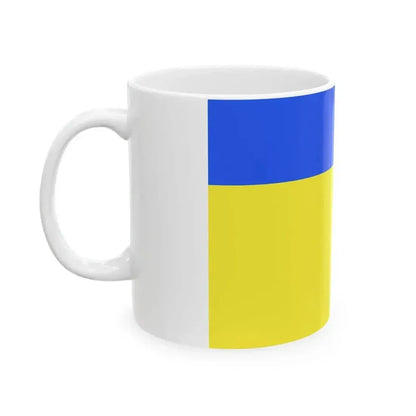 Flag of Chateaugiron (France) White Coffee Mug - Go Mug Yourself