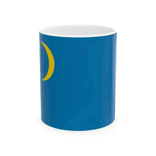 Flag of Chatkal District (Kyrgyzstan) White Coffee Mug 11oz - Go Mug Yourself