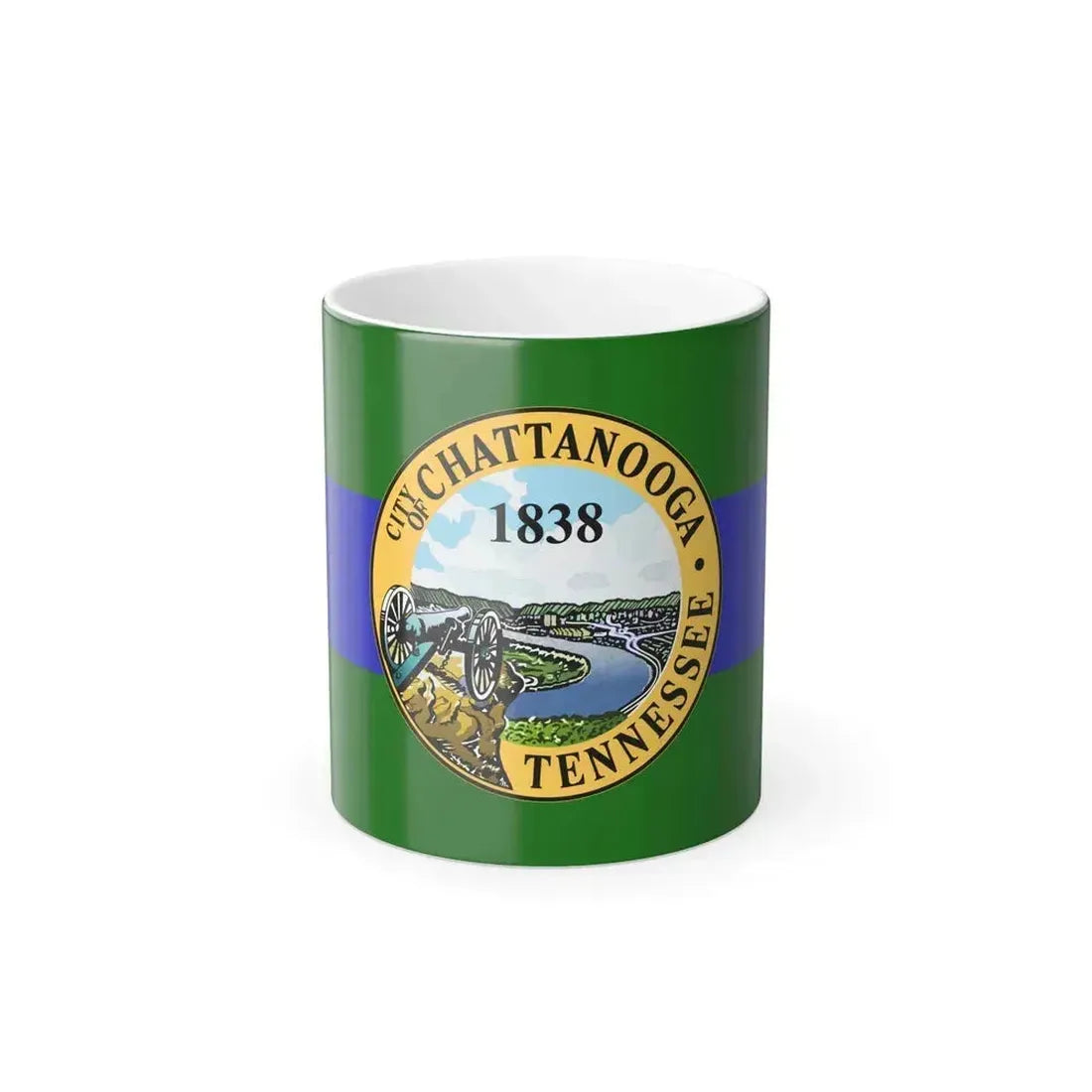 Flag of Chattanooga, Tennessee - Color Changing Coffee Mug 11oz - Go Mug Yourself