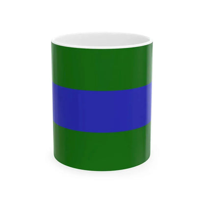 Flag of Chattanooga Tennessee without seal (United States) White Coffee Mug 11oz - Go Mug Yourself