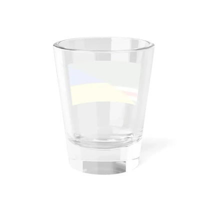 Flag of Chechnya and Ukraine Old (Ukraine) Shot Glass 1.5oz - Go Mug Yourself