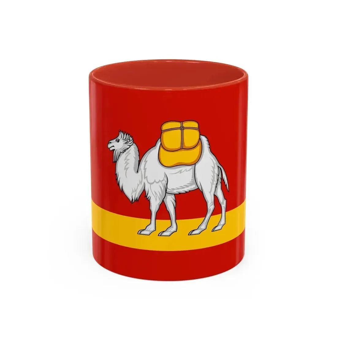 Flag of Chelyabinsk Oblast Russia - Accent Coffee Mug 11oz Red - Go Mug Yourself