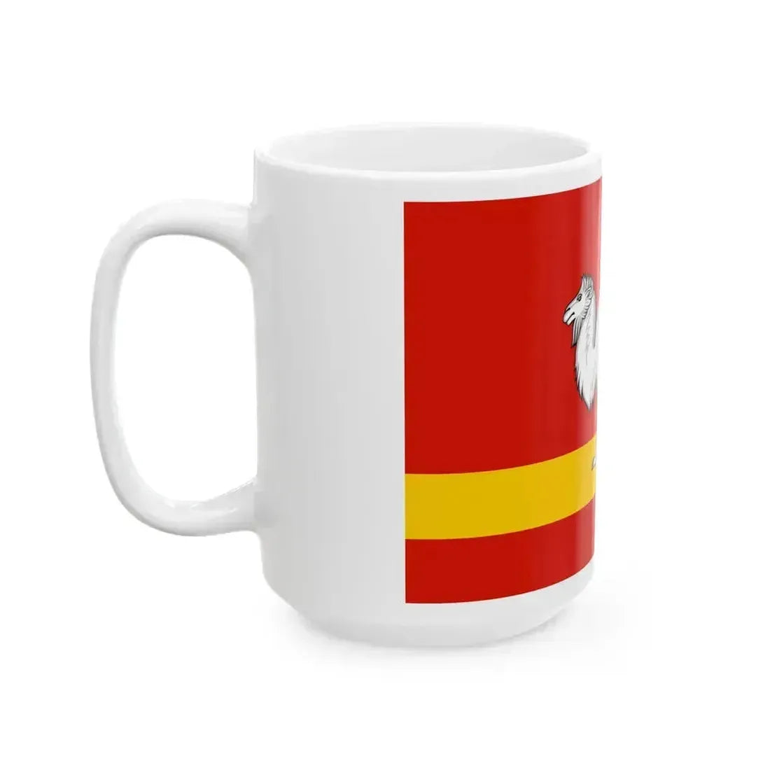 Flag of Chelyabinsk Oblast Russia - White Coffee Mug - Go Mug Yourself