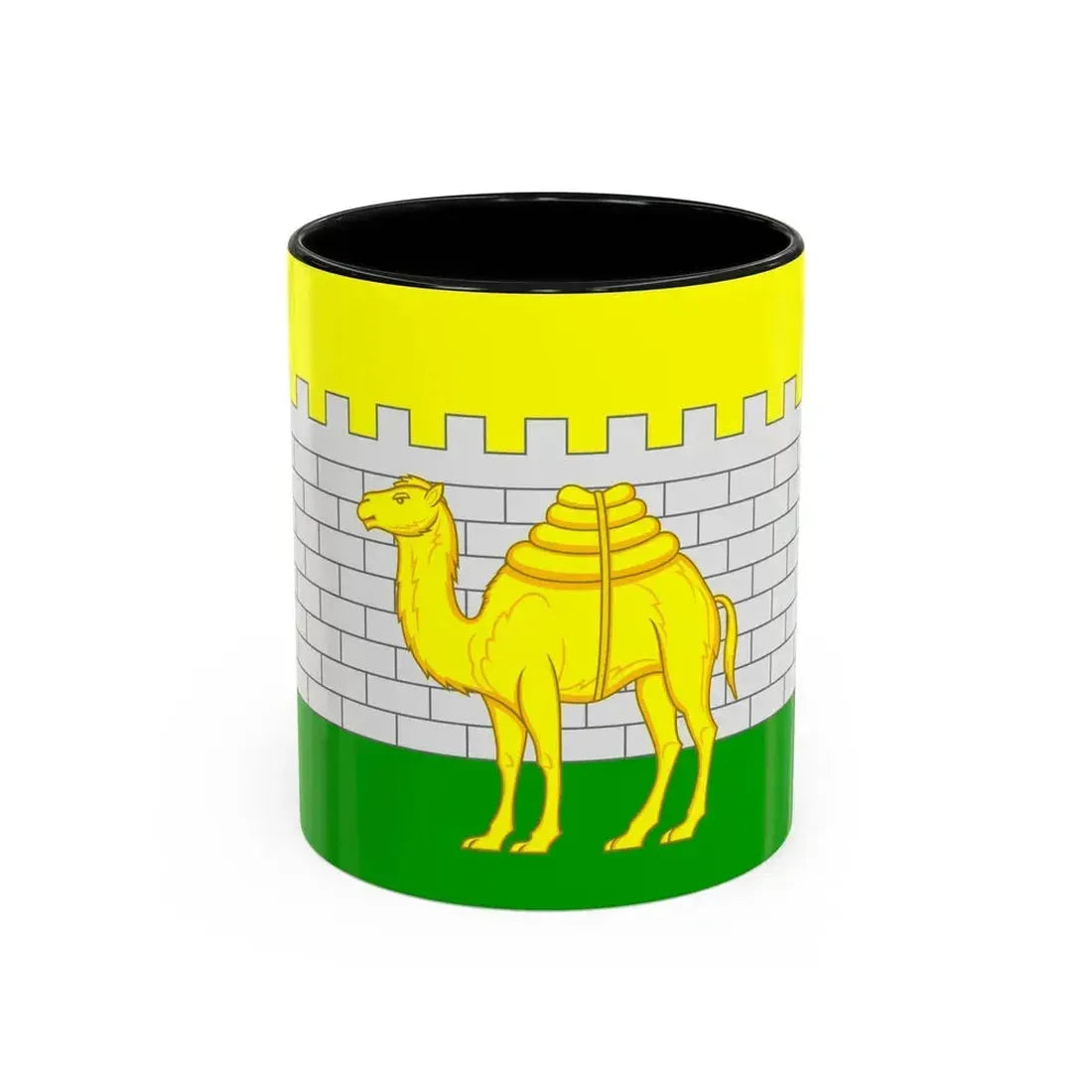 Flag of Chelyabinsk Russia - Accent Coffee Mug 11oz Black - Go Mug Yourself