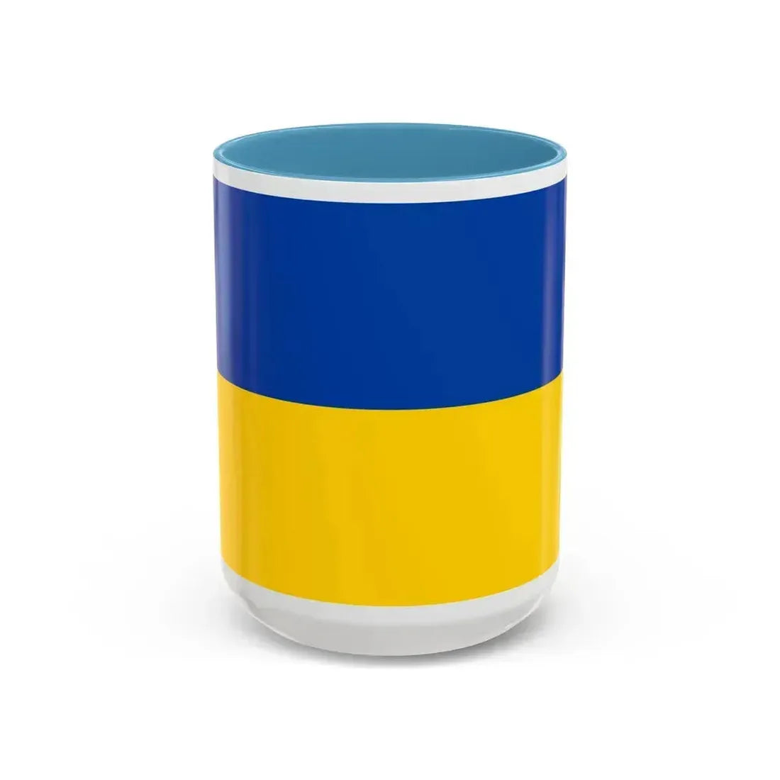 Flag of Chemnitz Germany - Accent Coffee Mug 15oz Light Blue - Go Mug Yourself