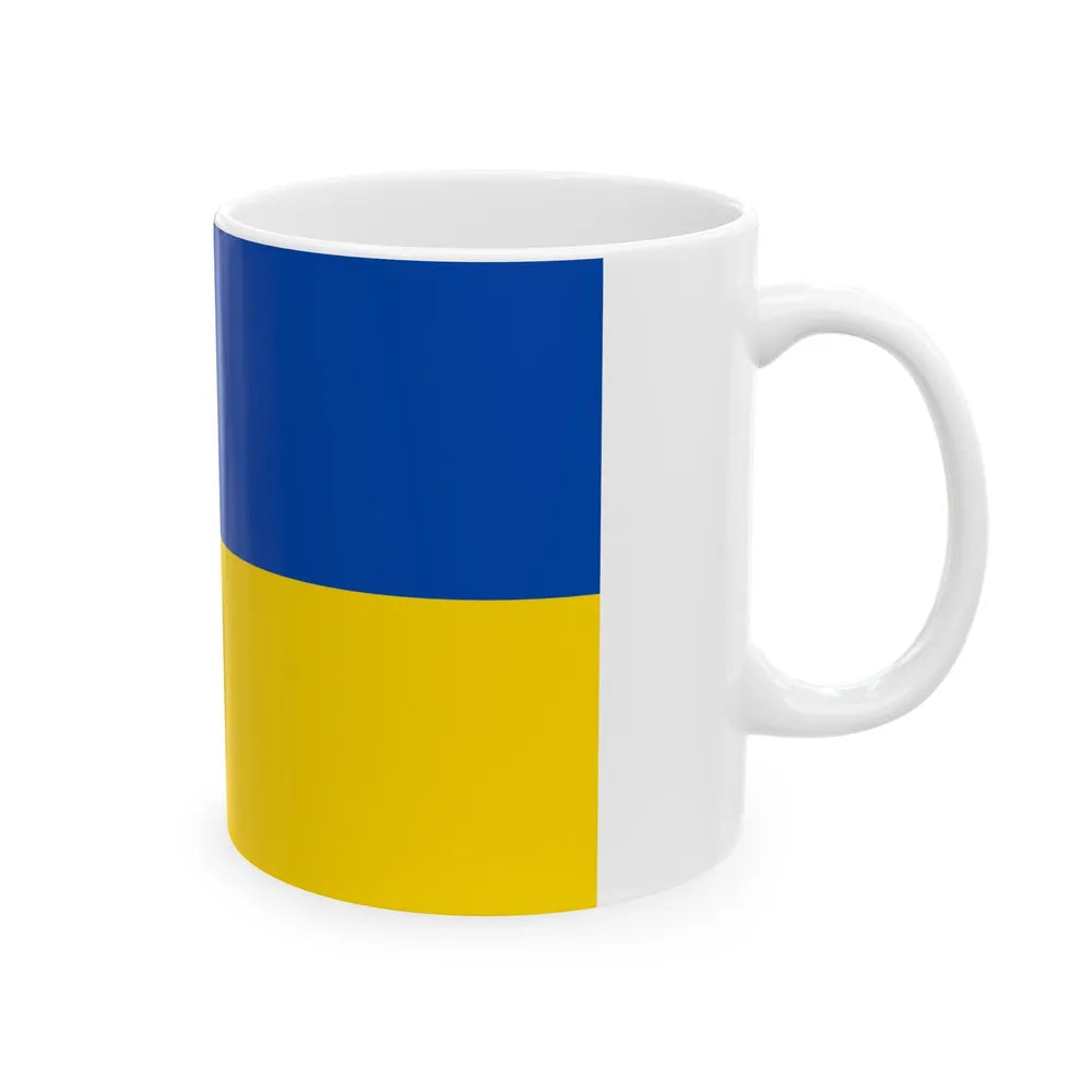 Flag of Chemnitz Germany - White Coffee Mug-Go Mug Yourself