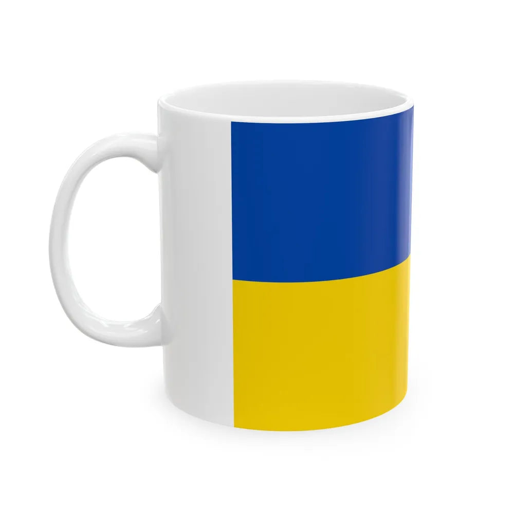 Flag of Chemnitz Germany - White Coffee Mug-Go Mug Yourself