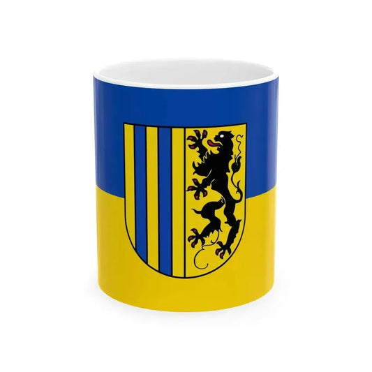 Flag of Chemnitz variant (Germany) White Coffee Mug 11oz - Go Mug Yourself