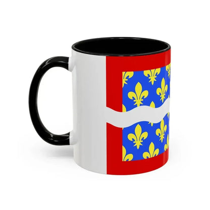 Flag of Cher France - Accent Coffee Mug - Go Mug Yourself