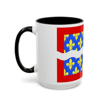 Flag of Cher France - Accent Coffee Mug - Go Mug Yourself