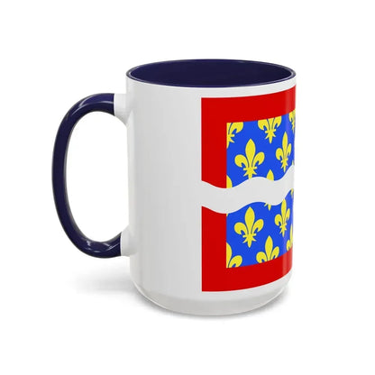 Flag of Cher France - Accent Coffee Mug - Go Mug Yourself