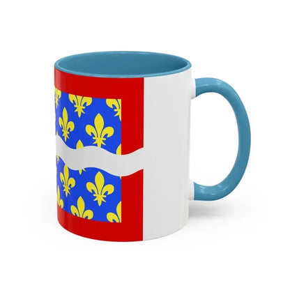 Flag of Cher France - Accent Coffee Mug - Go Mug Yourself