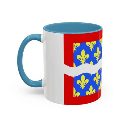 Flag of Cher France - Accent Coffee Mug - Go Mug Yourself