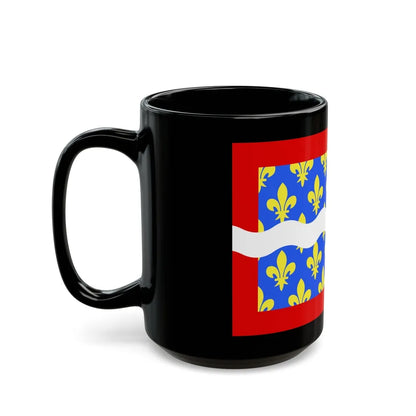 Flag of Cher France - Black Coffee Mug-Go Mug Yourself