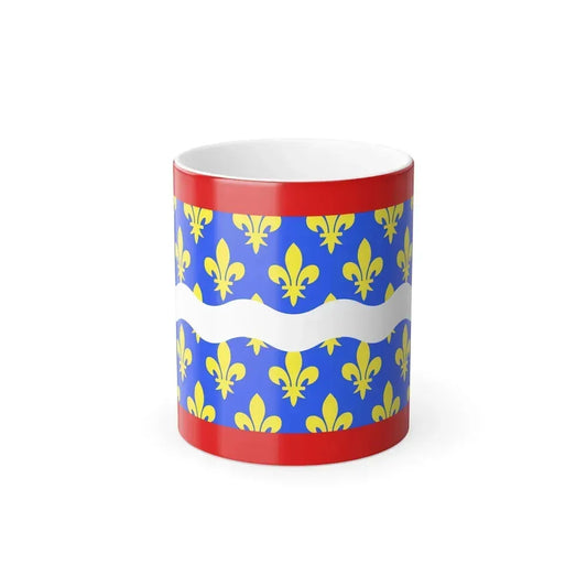 Flag of Cher France - Color Changing Coffee Mug 11oz - Go Mug Yourself
