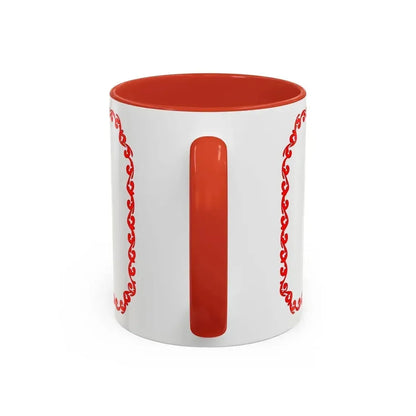 Flag of Cherkasy Ukraine - Accent Coffee Mug - Go Mug Yourself