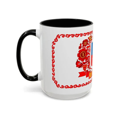 Flag of Cherkasy Ukraine - Accent Coffee Mug - Go Mug Yourself
