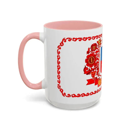 Flag of Cherkasy Ukraine - Accent Coffee Mug - Go Mug Yourself
