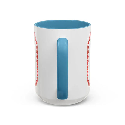 Flag of Cherkasy Ukraine - Accent Coffee Mug - Go Mug Yourself