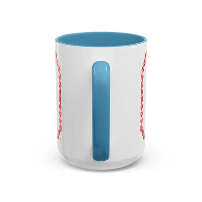Flag of Cherkasy Ukraine - Accent Coffee Mug - Go Mug Yourself