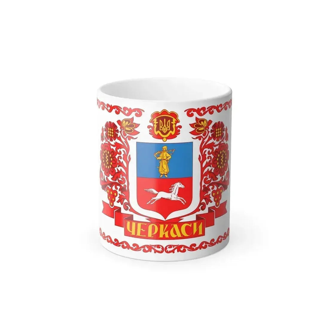 Flag of Cherkasy Ukraine - Color Changing Coffee Mug 11oz - Go Mug Yourself