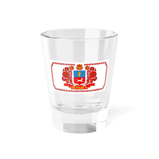 Flag of Cherkasy Ukraine - Shot Glass 1.5oz 1.5oz - Go Mug Yourself