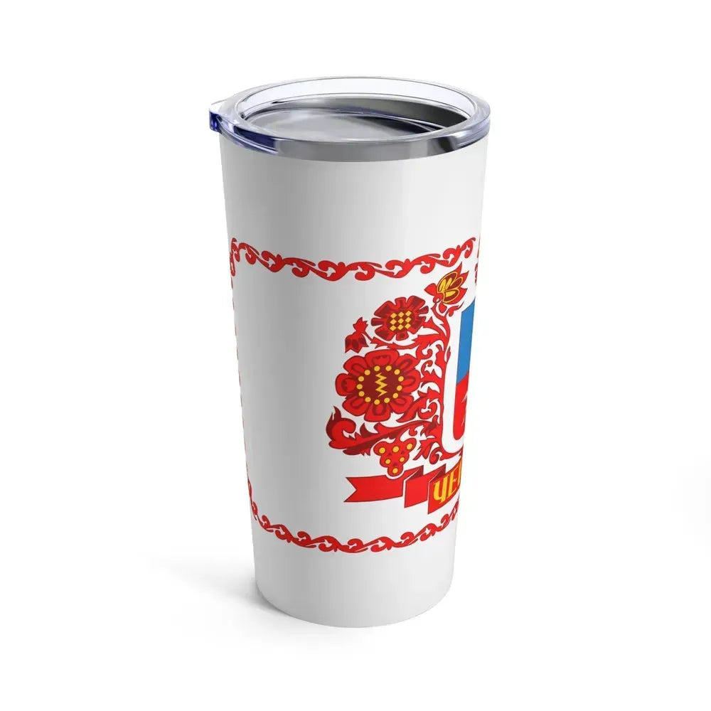 Flag of Cherkasy Ukraine - Tumbler 20oz - Go Mug Yourself