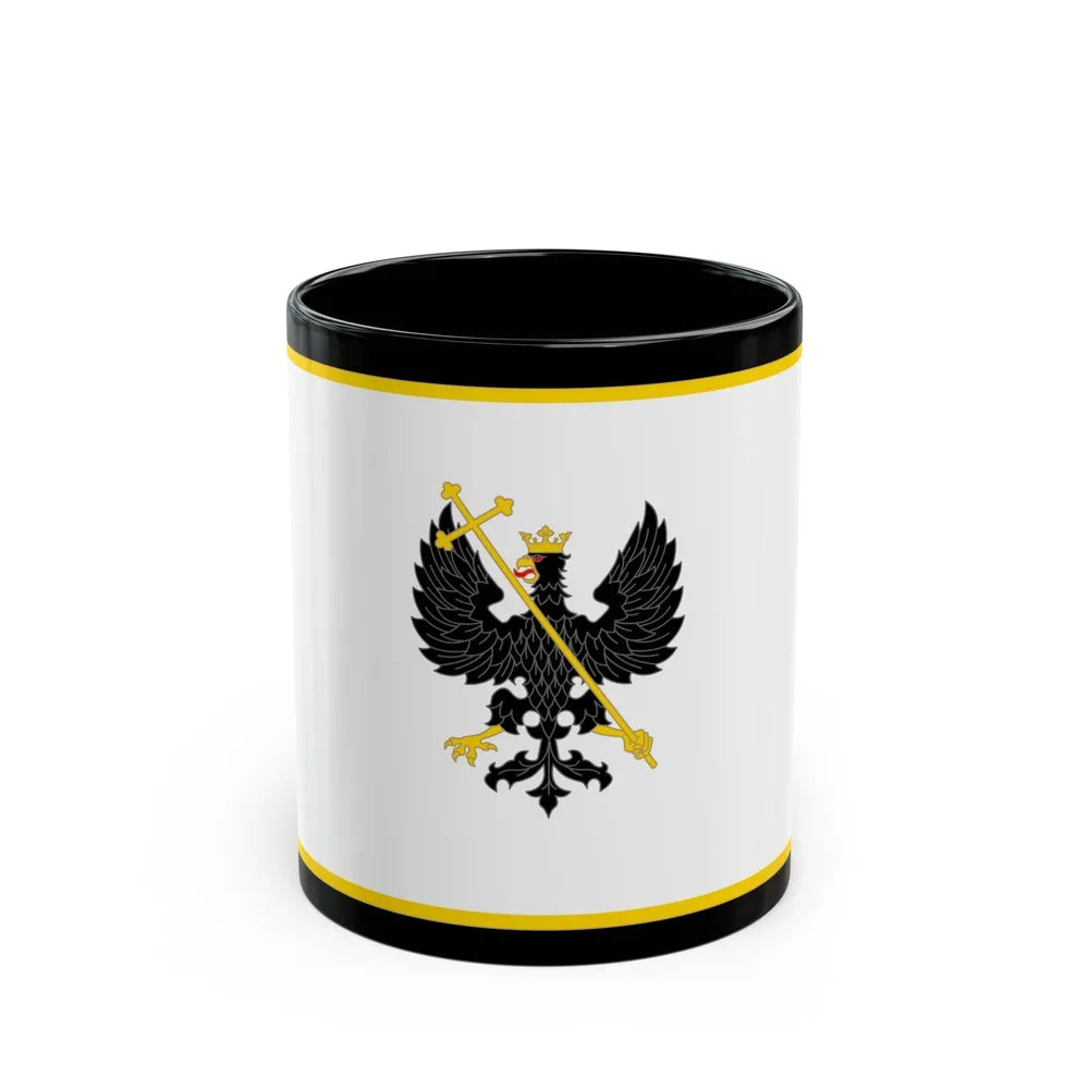 Flag of Chernihiv Ukraine - Black Coffee Mug-11oz-Go Mug Yourself