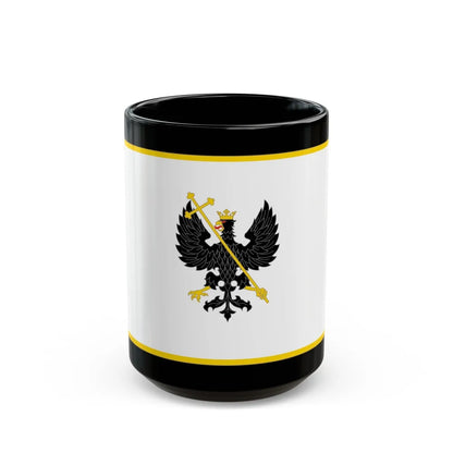 Flag of Chernihiv Ukraine - Black Coffee Mug-15oz-Go Mug Yourself