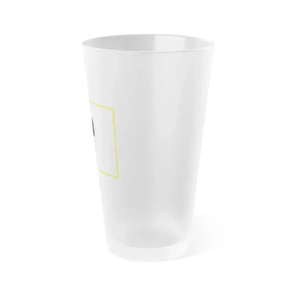 Flag of Chernihiv Ukraine - Frosted Pint Glass 16oz - Go Mug Yourself