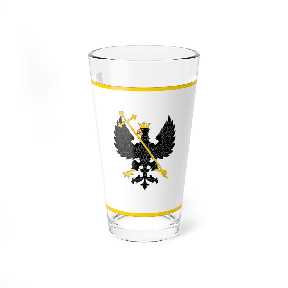 Flag of Chernihiv Ukraine - Pint Glass 16oz-16oz-Go Mug Yourself