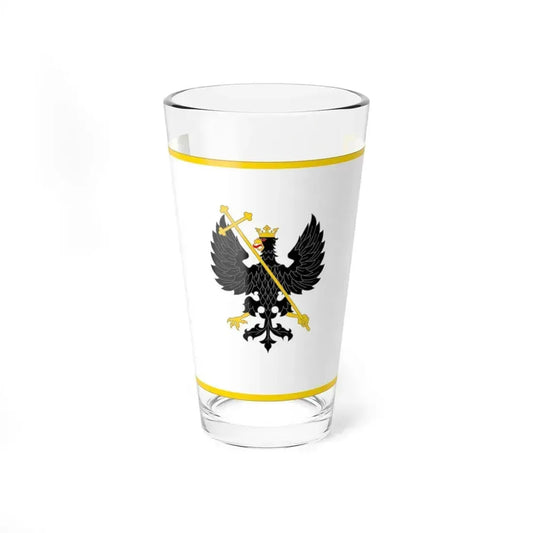 Flag of Chernihiv Ukraine - Pint Glass 16oz 16oz - Go Mug Yourself