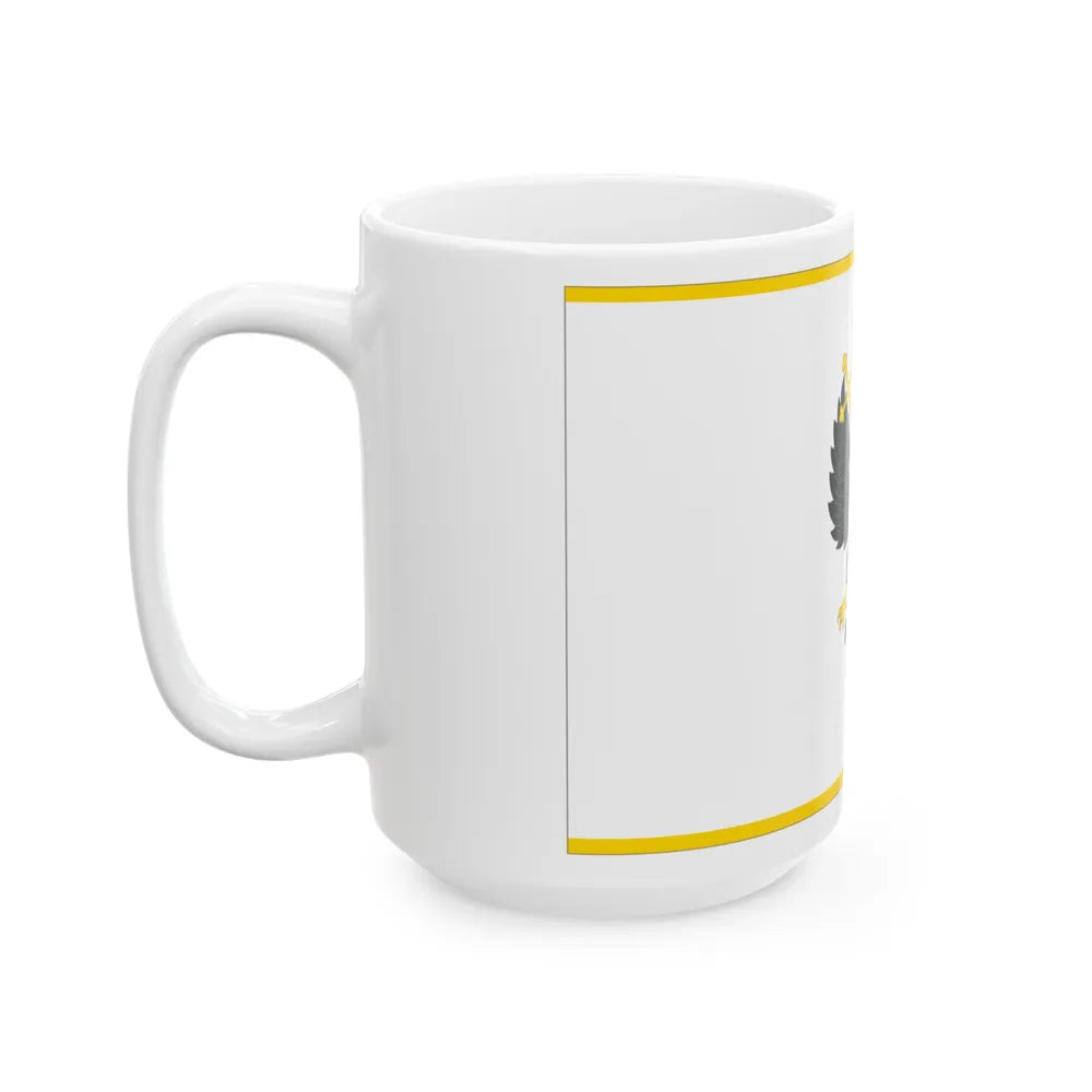 Flag of Chernihiv Ukraine - White Coffee Mug-Go Mug Yourself