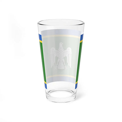 Flag of Chernivtsi Oblast Ukraine - Pint Glass 16oz-Go Mug Yourself