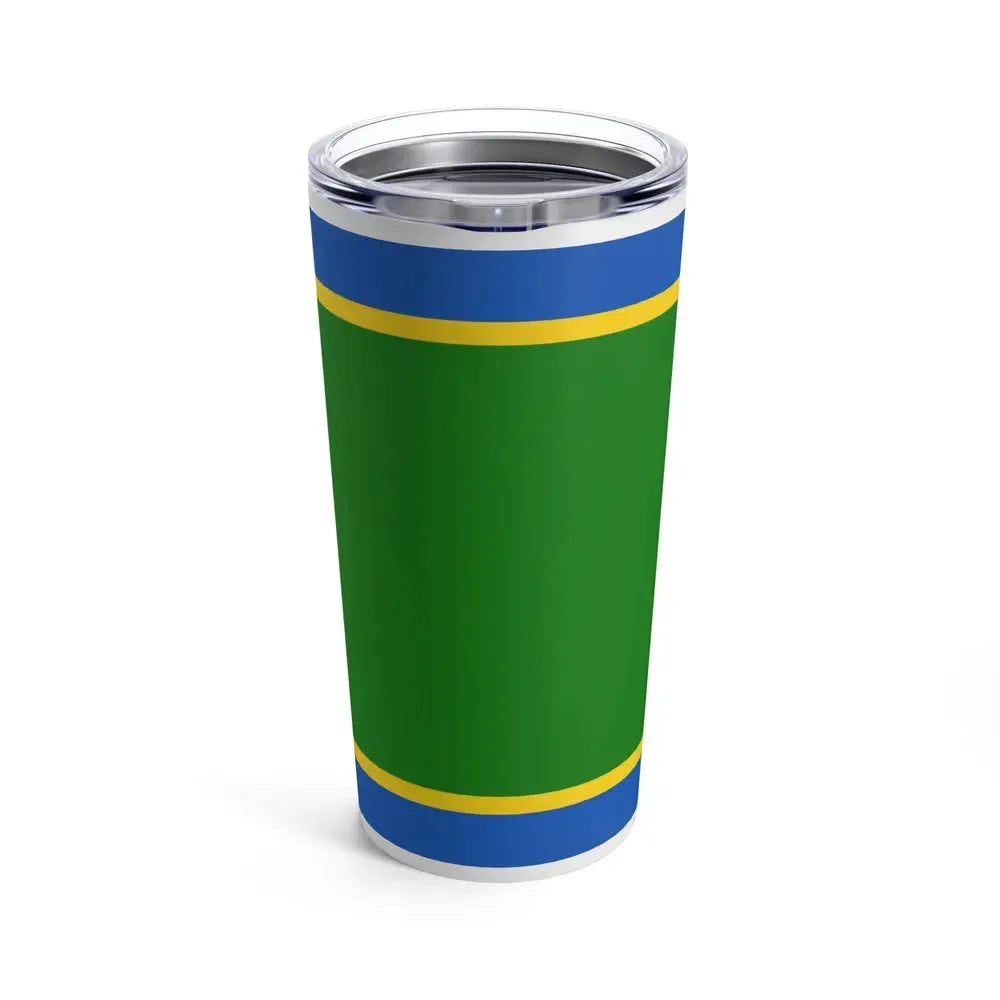 Flag of Chernivtsi Oblast Ukraine - Tumbler 20oz - Go Mug Yourself