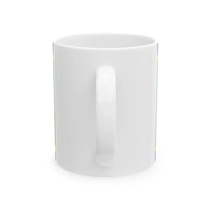 Flag of Chernivtsi Oblast Ukraine - White Coffee Mug - Go Mug Yourself