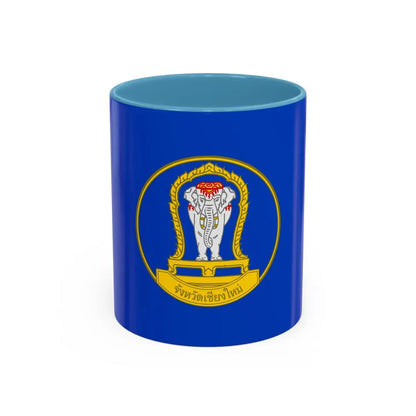 Flag of Chiang Mai Province Thailand - Accent Coffee Mug 11oz Light Blue - Go Mug Yourself