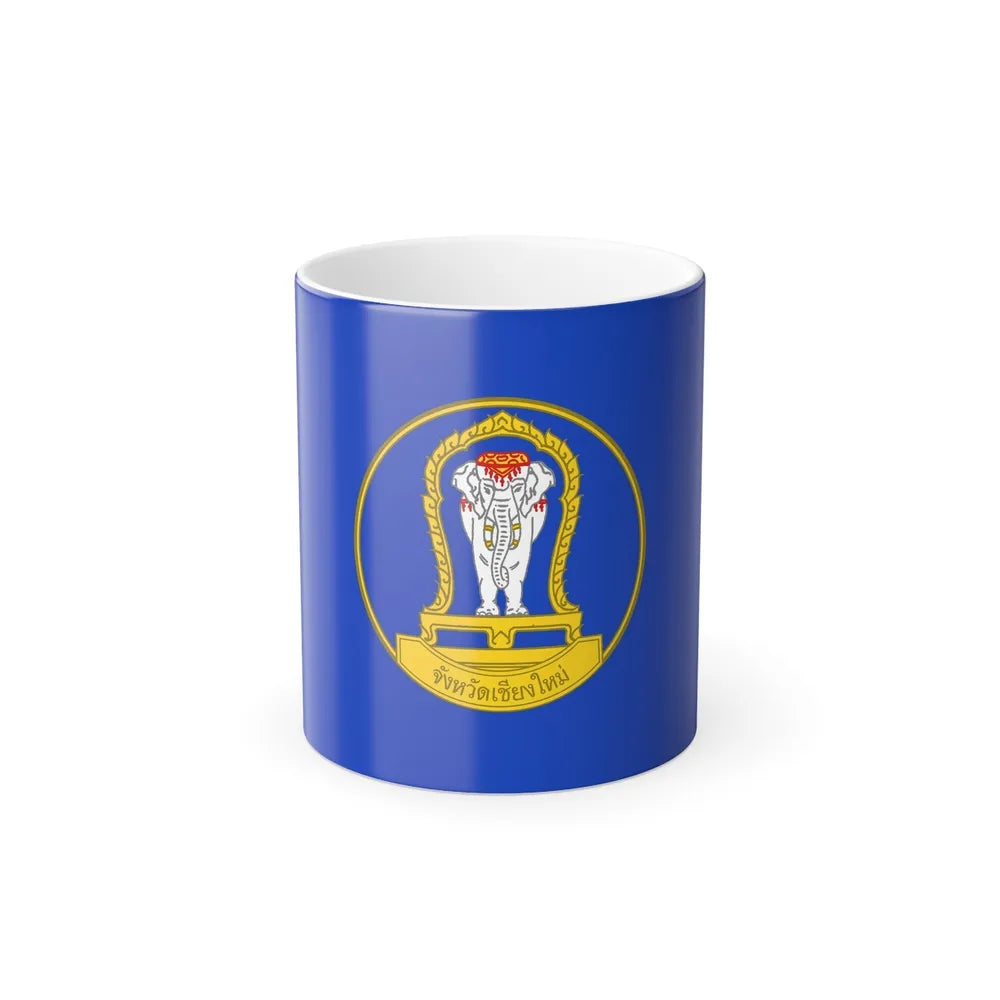 Flag of Chiang Mai Province Thailand - Color Changing Coffee Mug-11oz-Go Mug Yourself