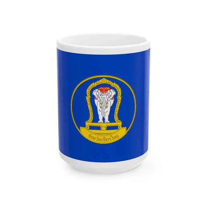 Flag of Chiang Mai Province Thailand - White Coffee Mug 15oz - Go Mug Yourself
