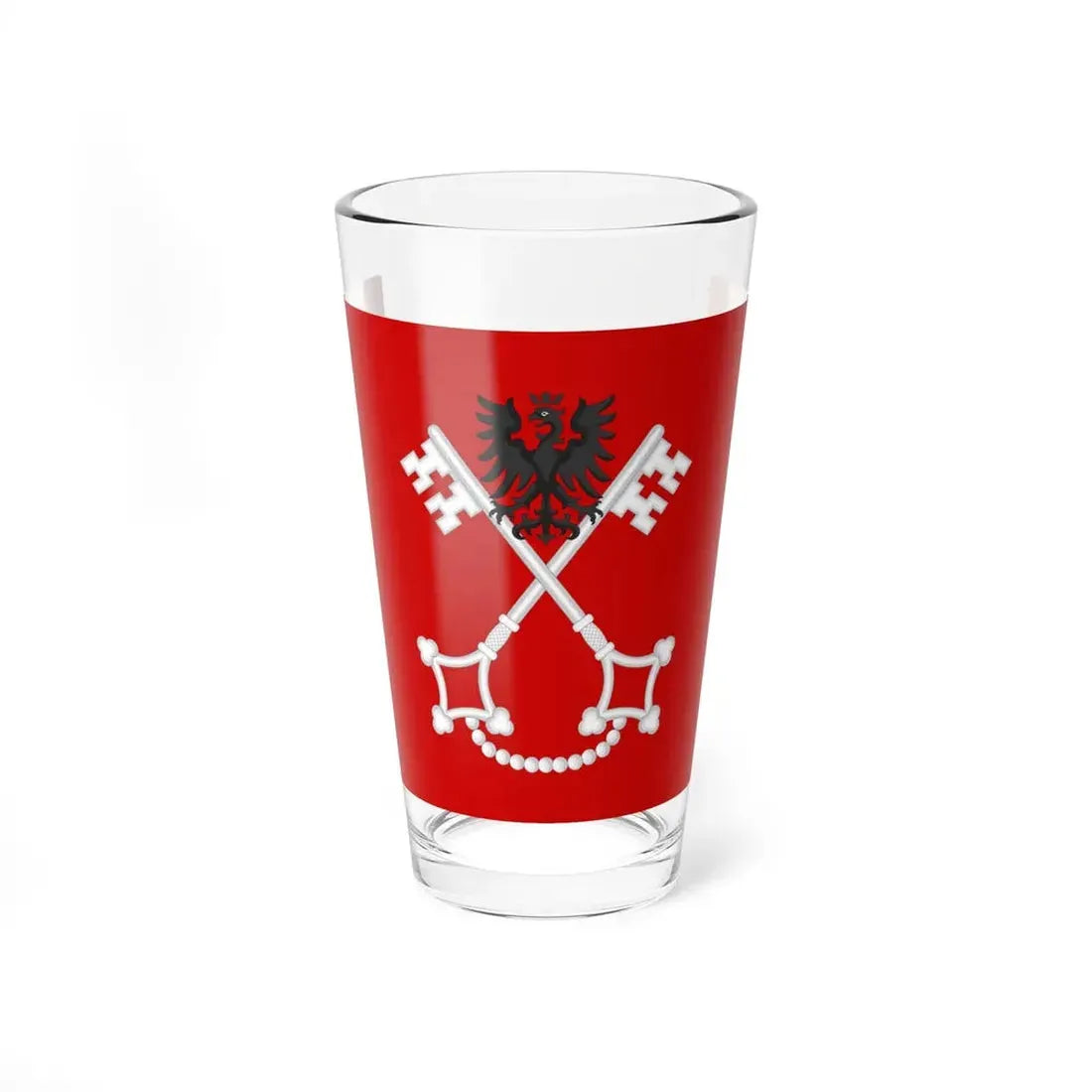 Flag of Chiavenna (Italy) Pint Glass 16oz 16oz - Go Mug Yourself