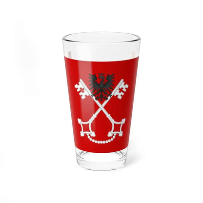 Flag of Chiavenna (Italy) Pint Glass 16oz 16oz - Go Mug Yourself
