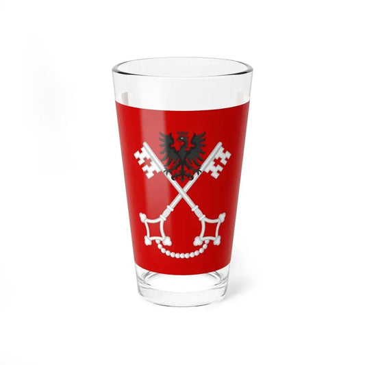 Flag of Chiavenna (Italy) Pint Glass 16oz 16oz - Go Mug Yourself