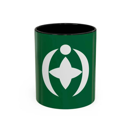 Flag of Chiba Chiba Japan - Accent Coffee Mug 11oz Black - Go Mug Yourself