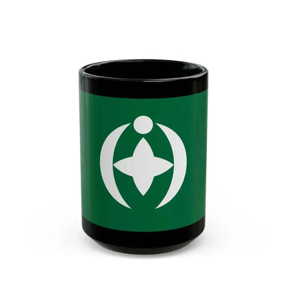 Flag of Chiba Chiba Japan - Black Coffee Mug 15oz - Go Mug Yourself