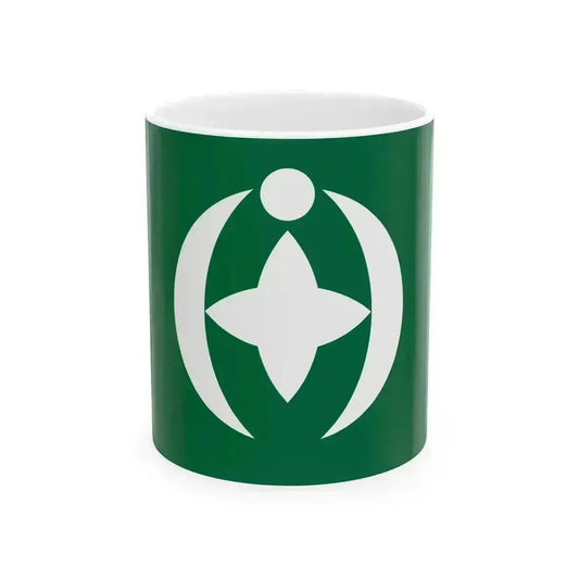 Flag of Chiba Chiba (Japan) White Coffee Mug 11oz - Go Mug Yourself